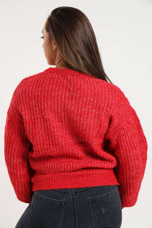 Ladies ZARA Cozy Plush Long Sleeve Pullover Sweater Jersey