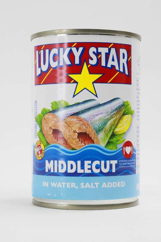 Lucky Star Middlecut in Water, Salt Added 425 g