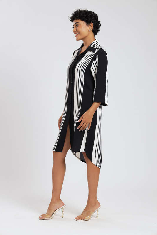 Nova Button Down Shirt Dress
