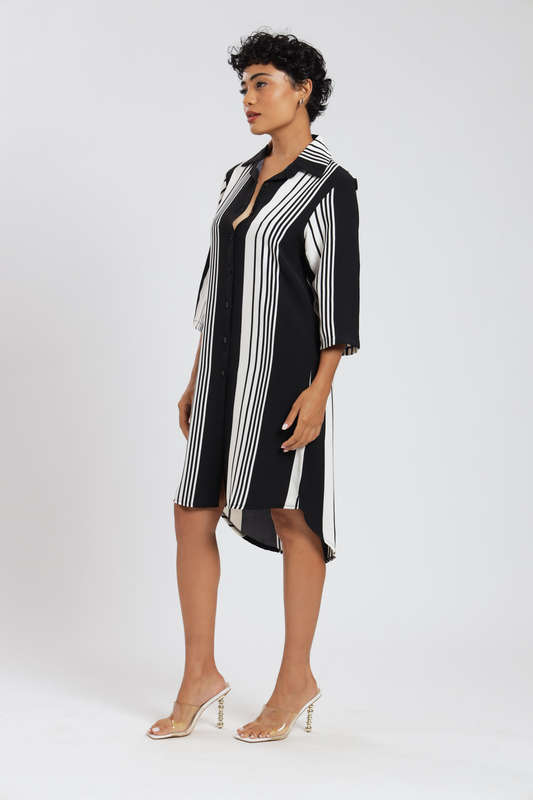 Nova Button Down Shirt Dress