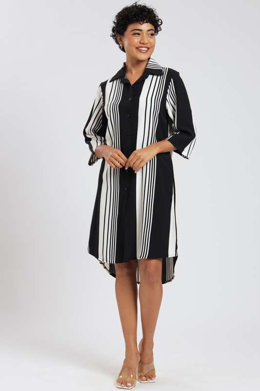 Nova Button Down Shirt Dress