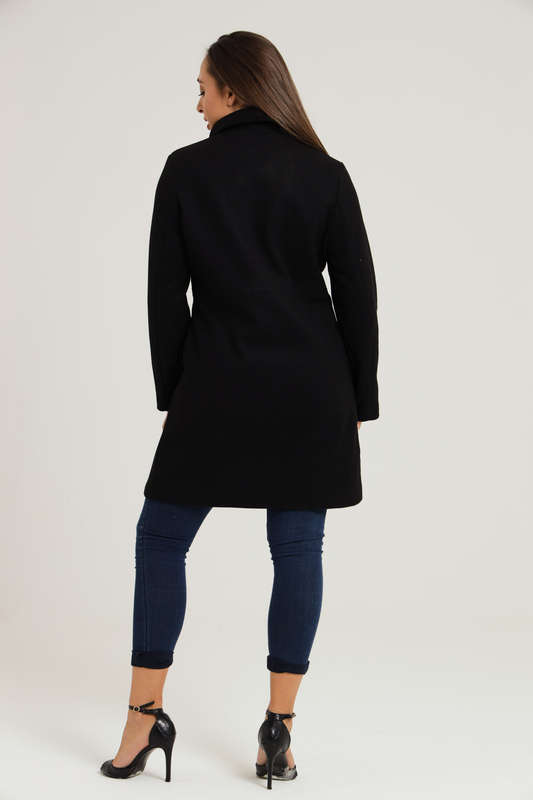 Tiffany Midaxi Length Melton Winter Coat