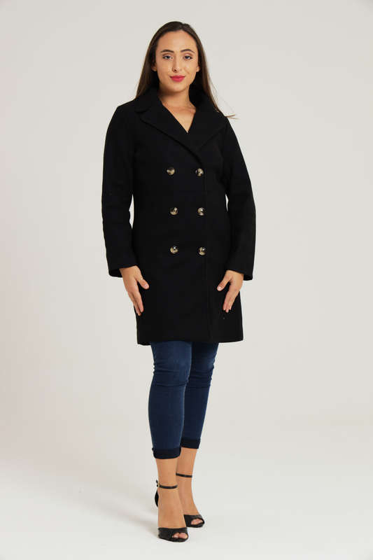 Tiffany Midaxi Length Melton Winter Coat