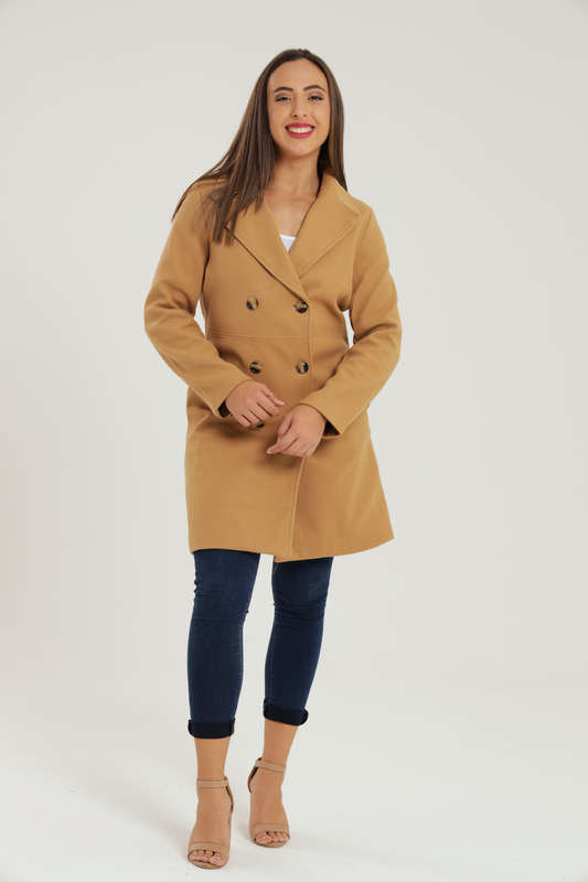 Tiffany Midaxi Length Melton Winter Coat