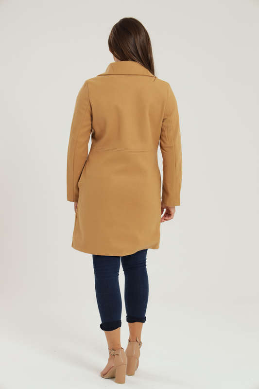 Tiffany Midaxi Length Melton Winter Coat