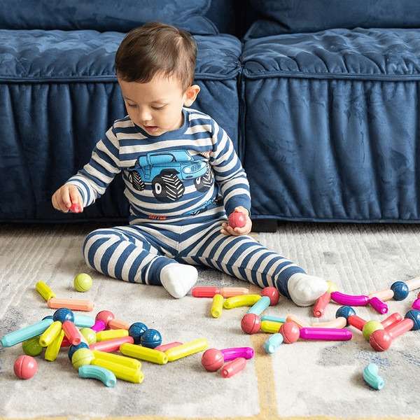 42 Piece Magnetic Sticks &amp; Ball Building Block Set