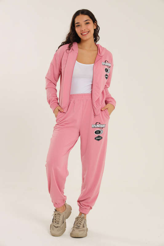 Active Chic Flick Hooded Tracksuit