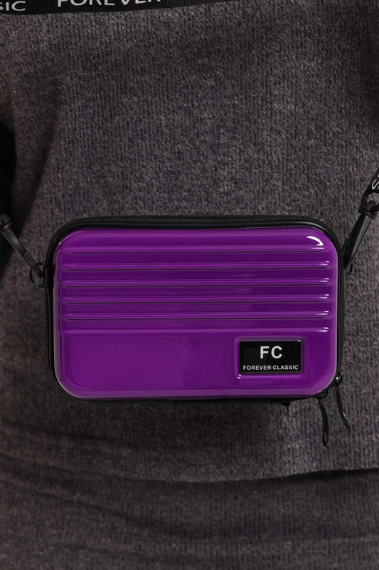 Forever Classic Women Mini Suitcase Cosmetic Sling Bag