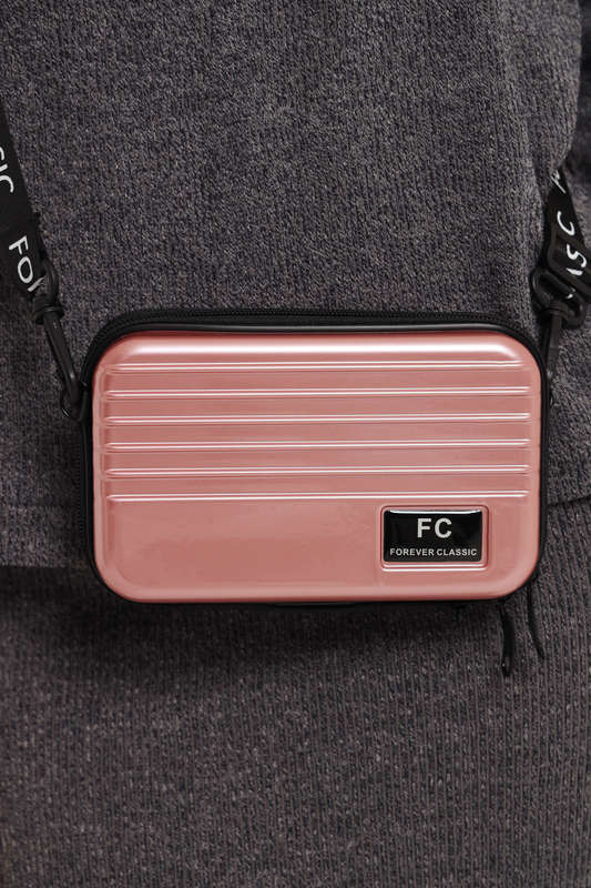 Forever Classic Women Mini Suitcase Cosmetic Sling Bag