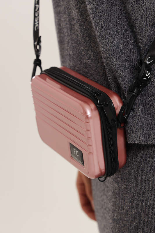 Forever Classic Women Mini Suitcase Cosmetic Sling Bag