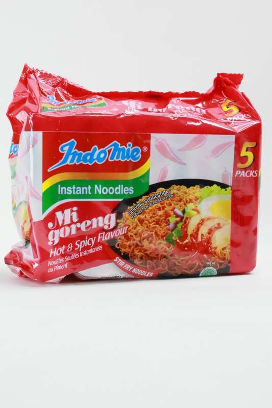 Indomie Mi Goreng Hot and Spicy Noodle 80g X 5