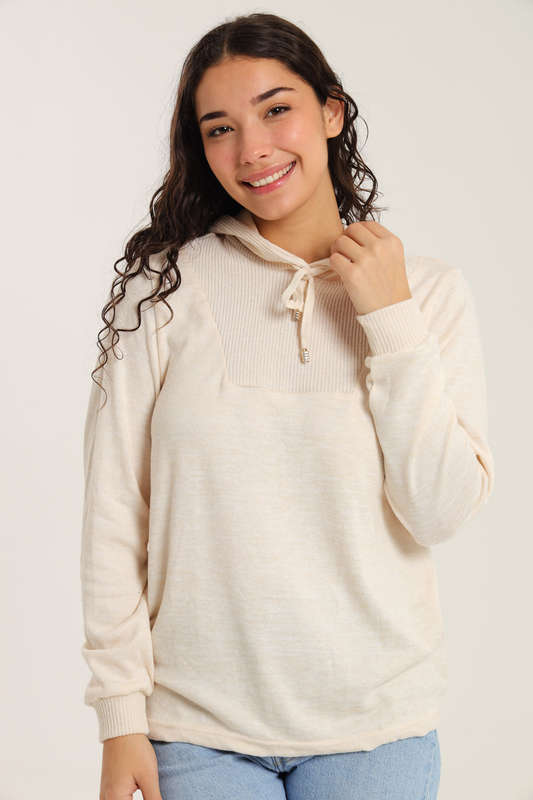 Ladies Branded Lightweight Hooded Sweater Jersey