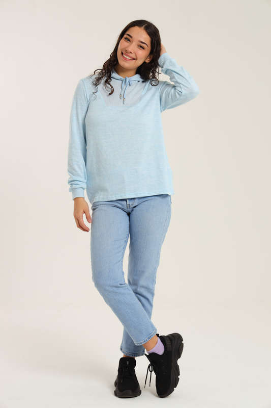 Ladies Branded Lightweight Hooded Sweater Jersey