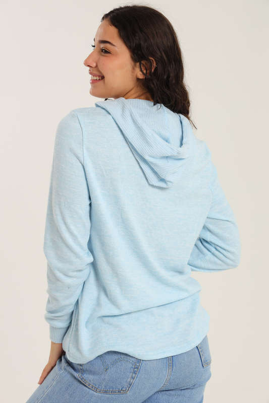 Ladies Branded Lightweight Hooded Sweater Jersey