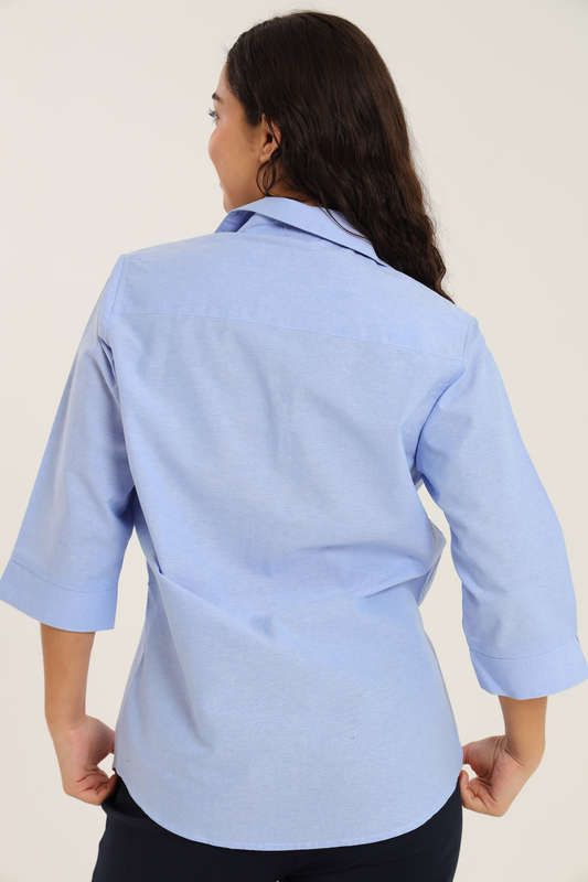 Ladies Duchess Blouse Shirt Corporate Wear 3/4 Sleeve Size 26 To 56
