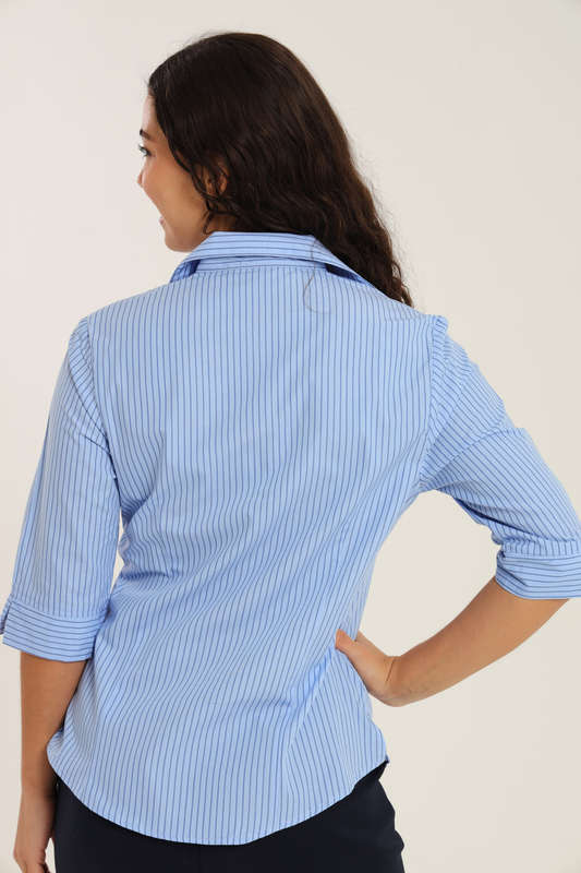 Ladies Duchess Blouse Shirt Corporate Wear 3/4 Sleeve Size 26 To 56