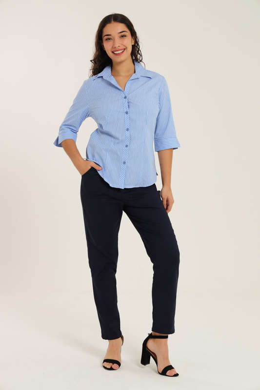 Ladies Duchess Blouse Shirt Corporate Wear 3/4 Sleeve Size 26 To 56