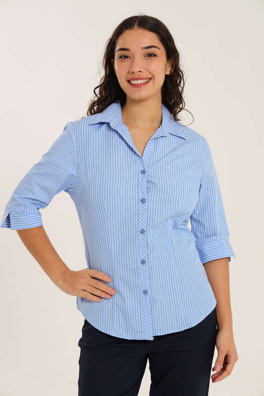 Ladies Duchess Blouse Shirt Corporate Wear 3/4 Sleeve Size 26 To 56