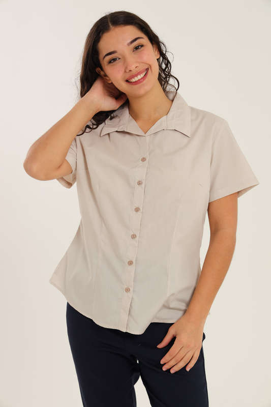 Ladies Duchess Blouse Shirt Corporate Wear Short Sleeve Size 26 To 56