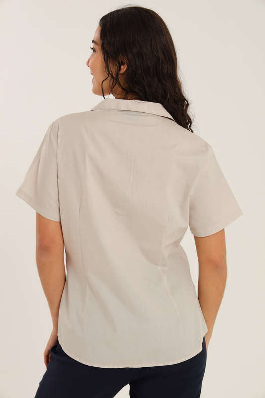 Ladies Duchess Blouse Shirt Corporate Wear Short Sleeve Size 26 To 56