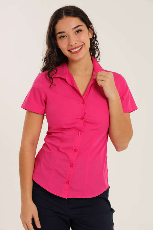 Ladies Duchess Blouse Shirt Corporate Wear Short Sleeve Size 26 To 56