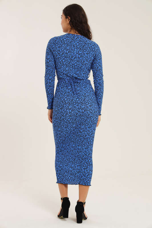 Nicolet Long Sleeve Bodycon Midaxi Evening Dress