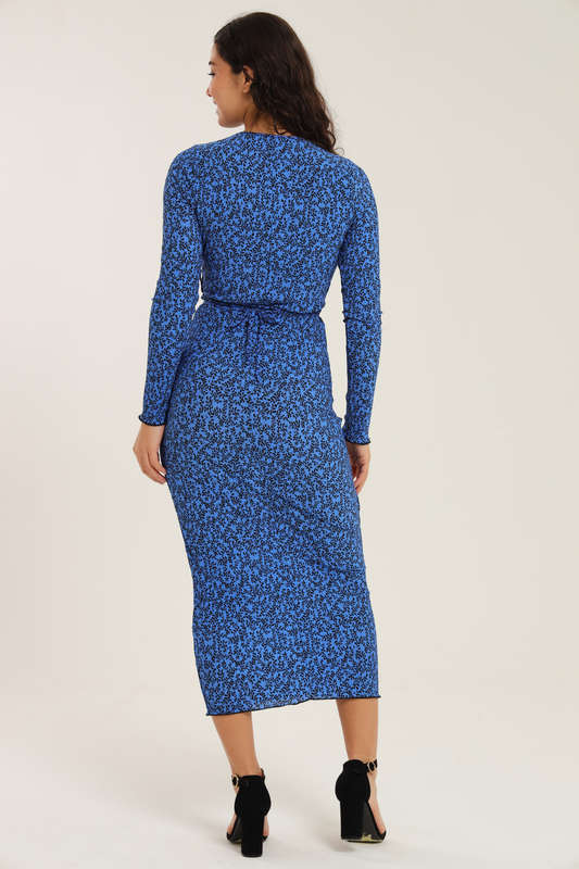 Nicolet Long Sleeve Bodycon Midaxi Evening Dress