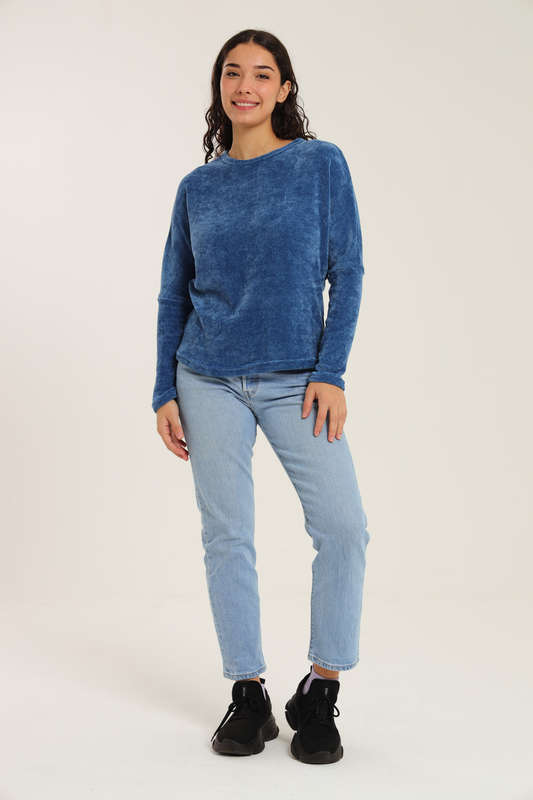 Plush Chenille Pullover Sweater