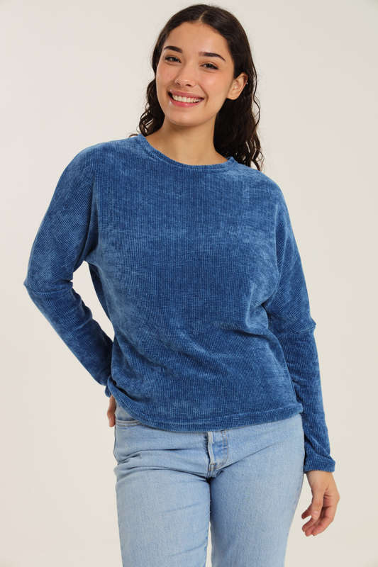Plush Chenille Pullover Sweater