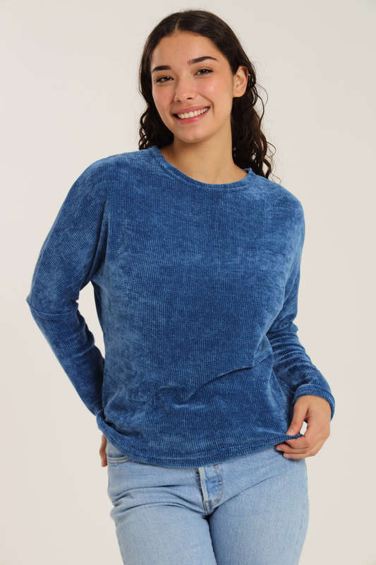 Plush Chenille Pullover Sweater