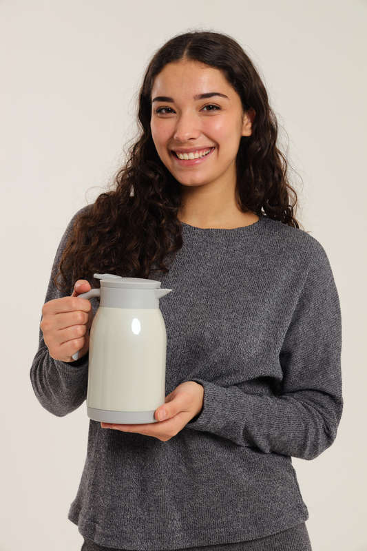 Thermos Vacuum Double Travel Coffee Flask Pot 900ml