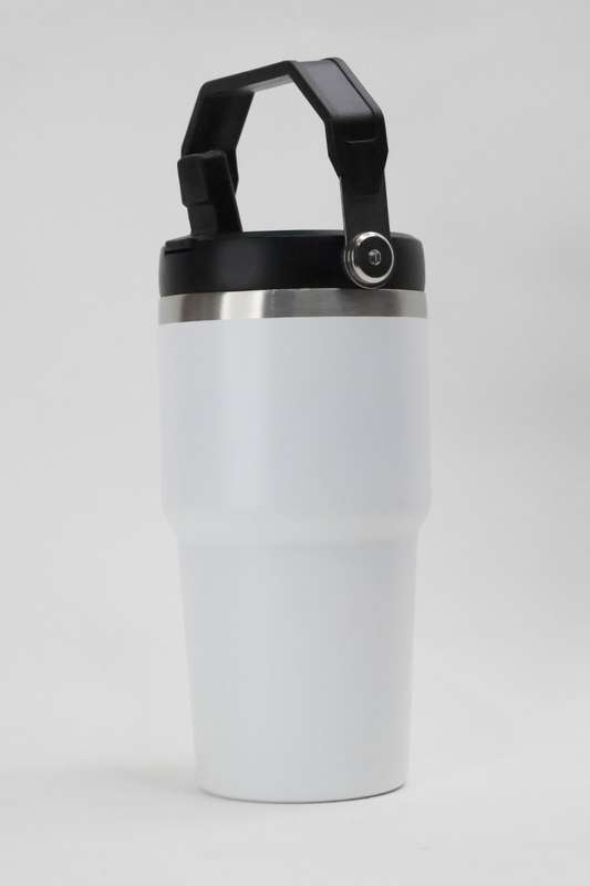 Thermos Vacuum Double Wall Stainless Steel Travel Flask Cup 600ml