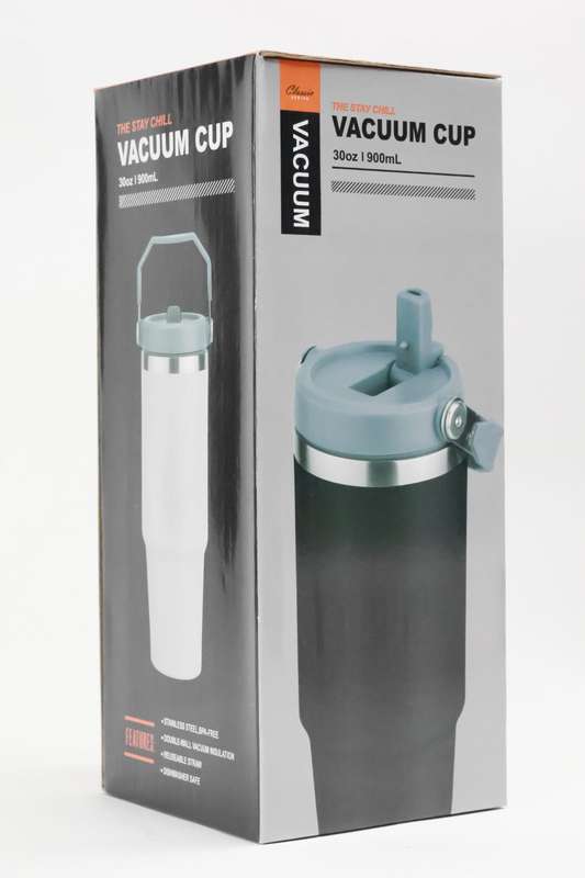 Thermos Vacuum Double Wall Stainless Steel Travel Flask Cup 900ml