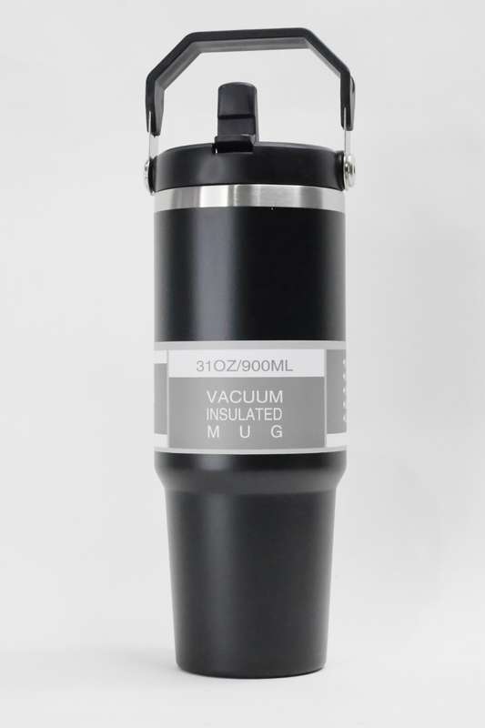 Thermos Vacuum Double Wall Stainless Steel Travel Flask Cup 900ml