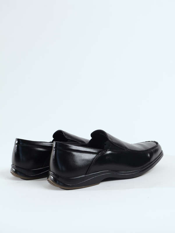 Van Heusen Men's Memory Foam Casual Formal Slip-On Black Shoes