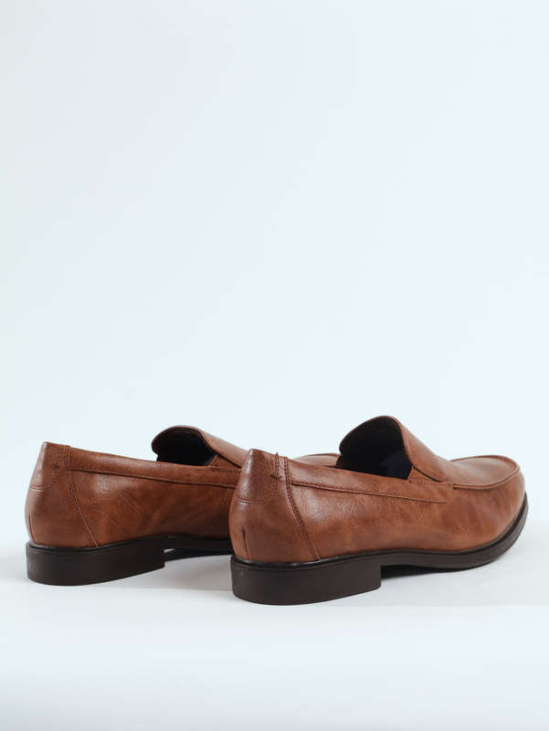 Van Heusen Men's Memory Foam Casual Formal Slip-On Brown Shoes
