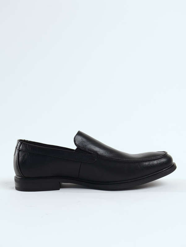 Van Heusen Men's Memory Foam Casual Formal Slip-On Black Shoes