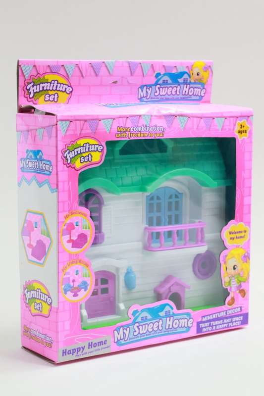 My Sweet Home Girls Miniature Playhouse Furniture Set