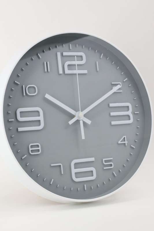 3D QUARTZ Wall Clock For Living Room or Office 30cm