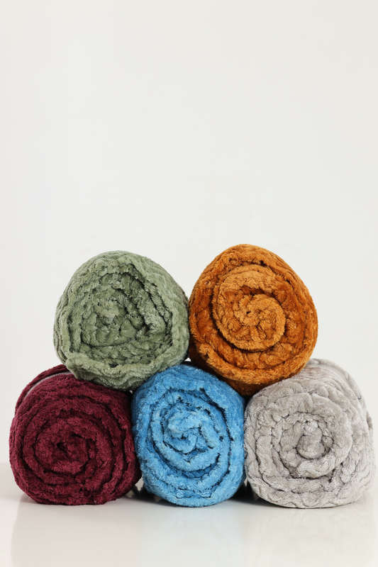 Pierre Cardin Textured Ripple Flannel Luxury Throw XL 180cm x 200cm