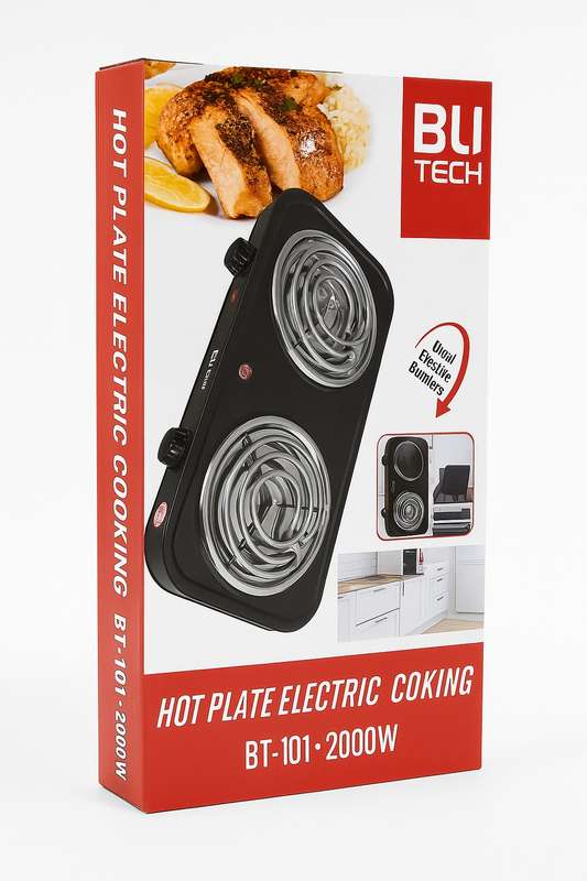 BLU TECH Double Plate Electric Stove  2000W