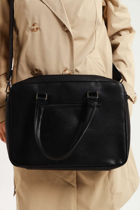 Camel Mountain PU Leather Luxury Laptop Bag 14 inch