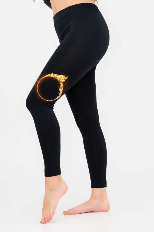 Ladies Thermal Fleece Line Winter Leggings