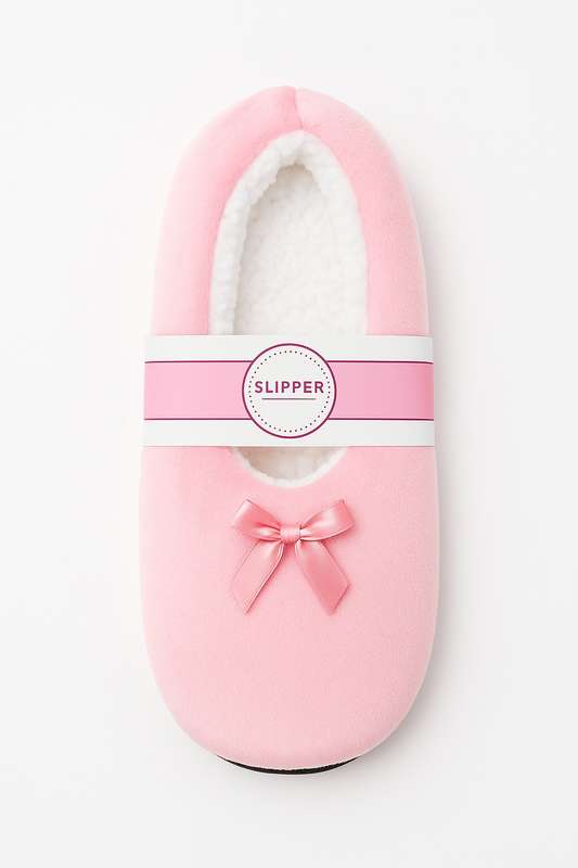 Ladies Winter Walking Slipper Grip Fleece Socks