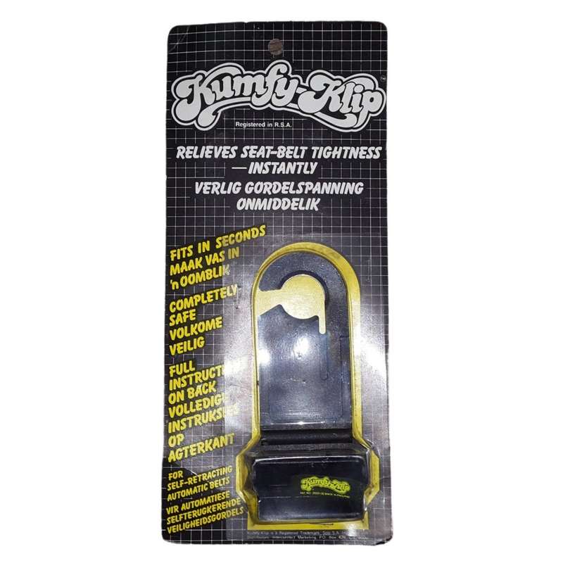 Kumfy-klip Reliefs Seat-belt Tightness