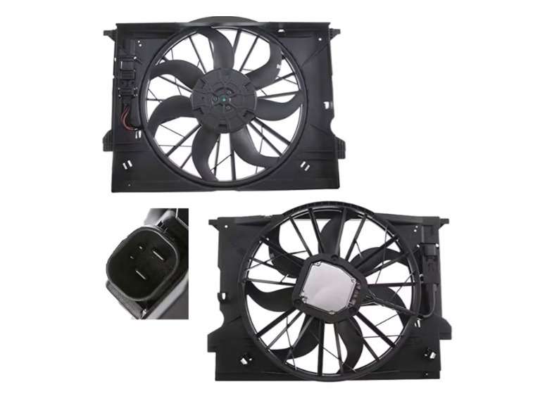 W211 Radiator Cooling Fan Assembly (m272 / M271 Engine)