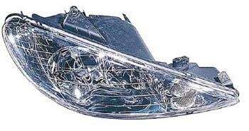 206 Head Lamp Rhs 2001-2008