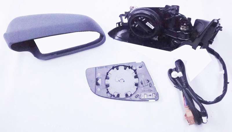 A4 B7 Door Mirror,+memory,+heat,+auto Fold,+aspherical, Electrical, Lh E-marked, B1 05-07