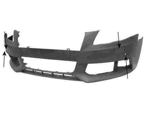 Audi A4 Front Bumper + Washer Hole+pdc Hole Primer 2012-2016 B9 Series
