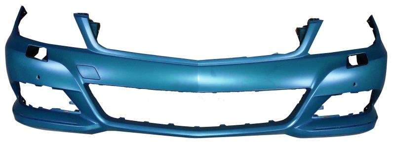 W204 Front Bumper With Fog Lamp Hole, With Sensor Hole 2011-2014